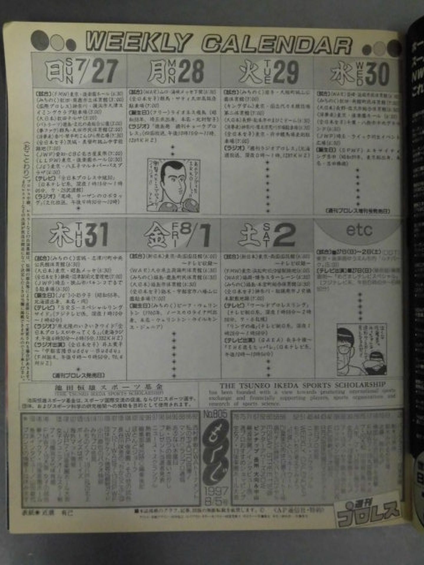 Weekly Pro Wrestling 805