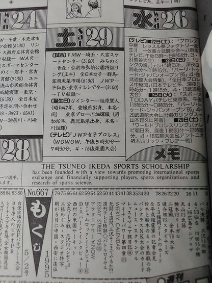 週刊プロレス667