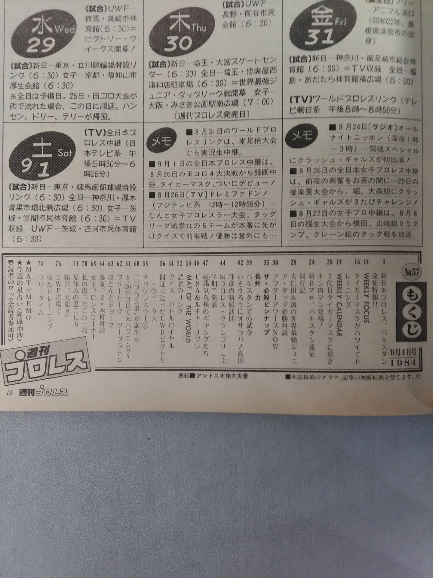 Weekly Pro Wrestling 57