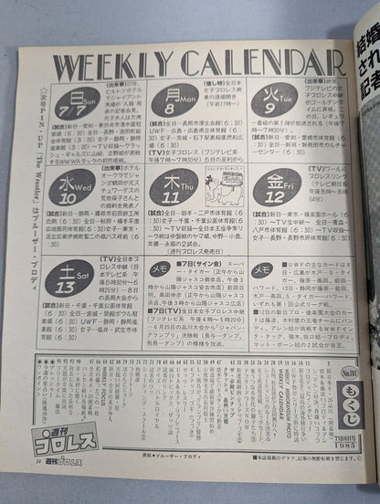 週刊プロレス101