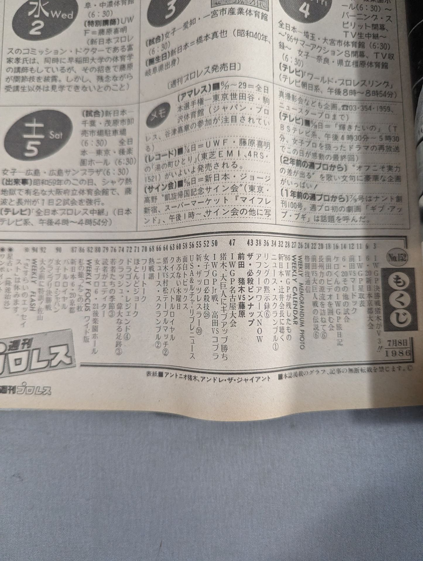 週刊プロレス152