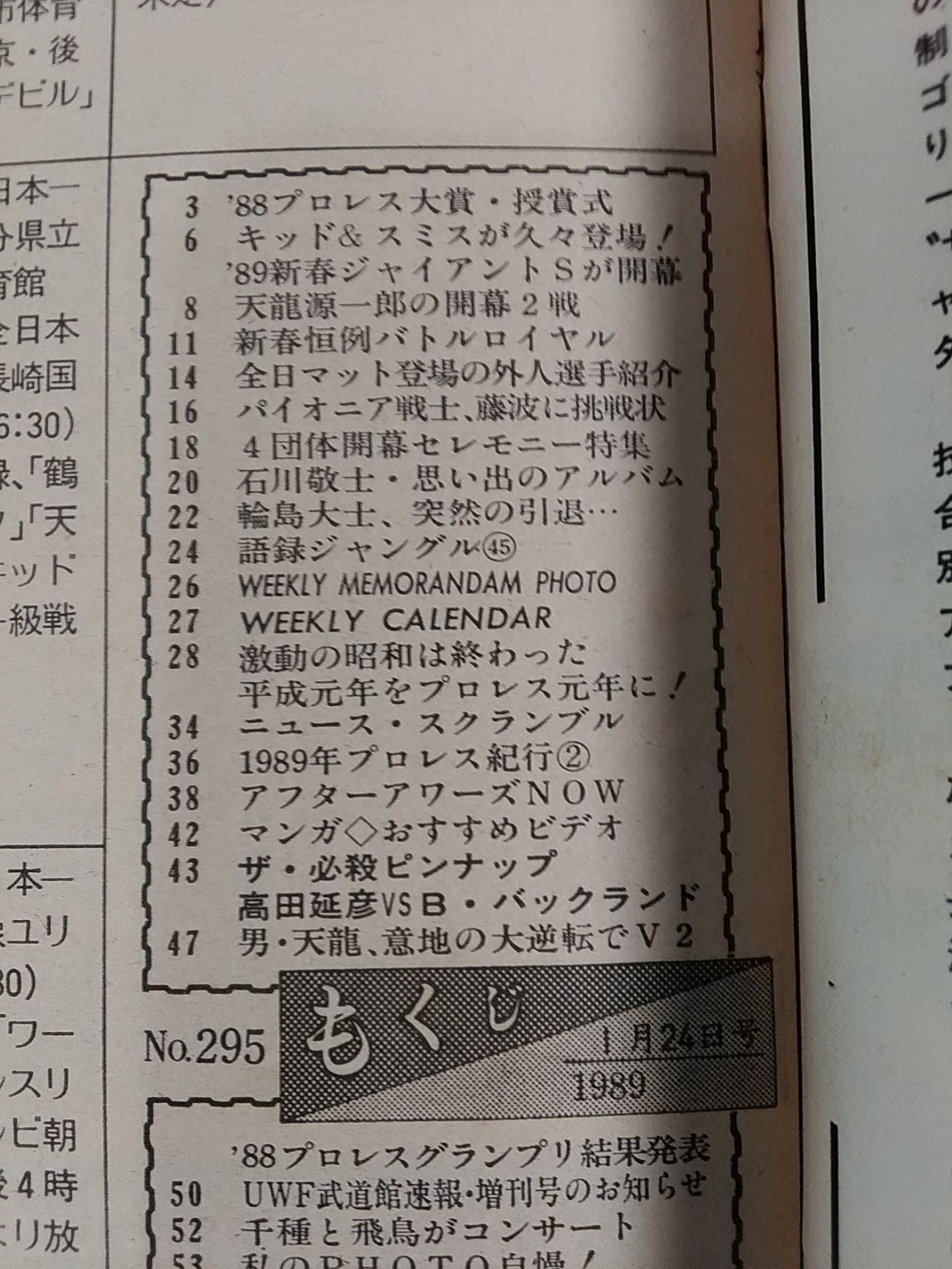 週刊プロレス295