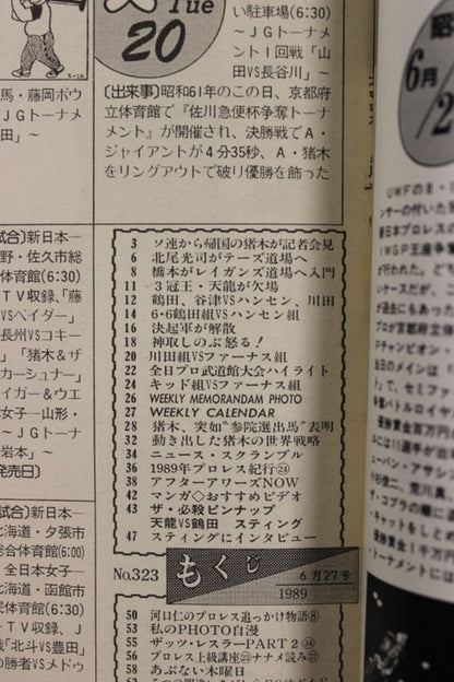 週刊プロレス323