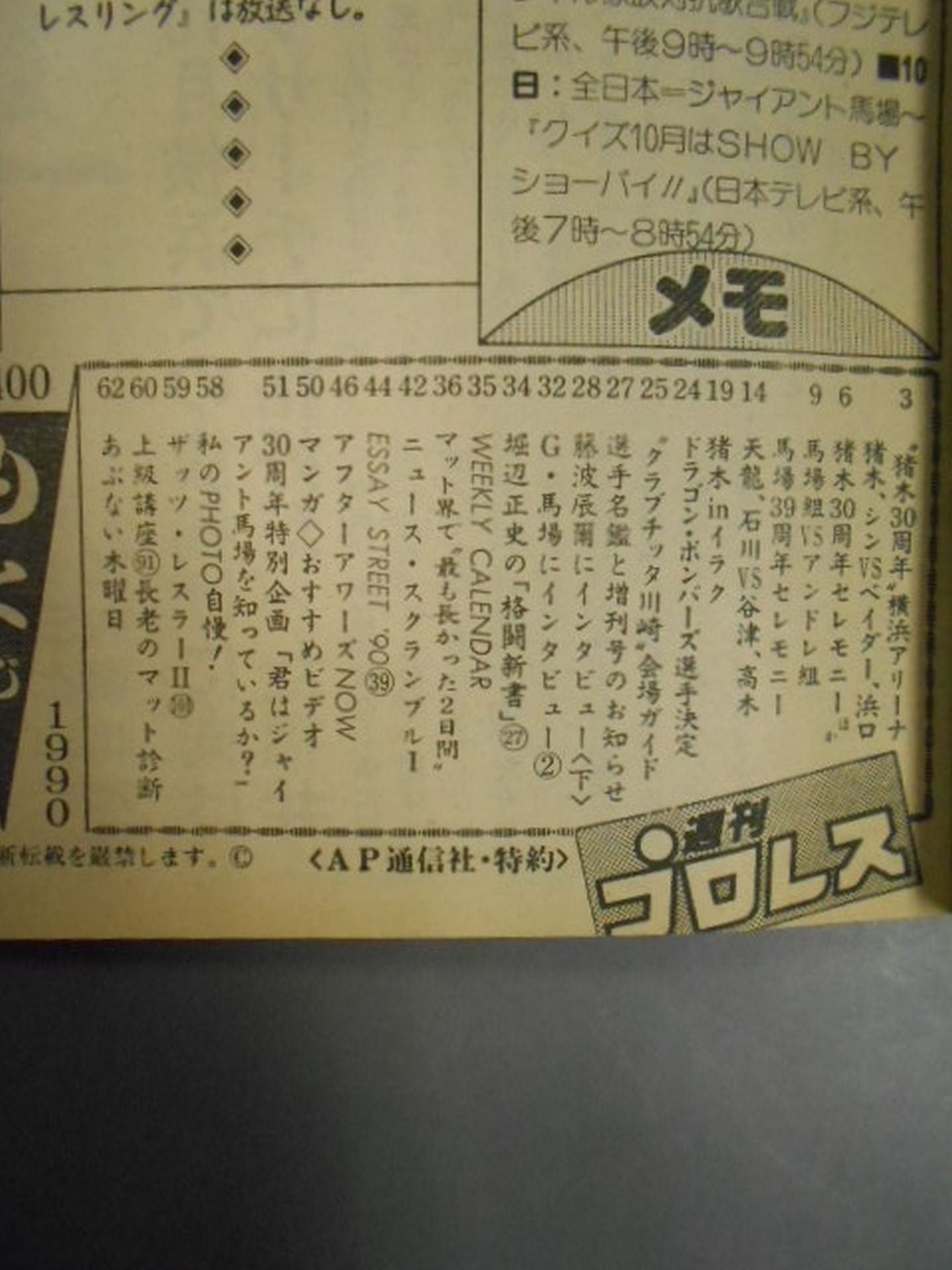 週刊プロレス400