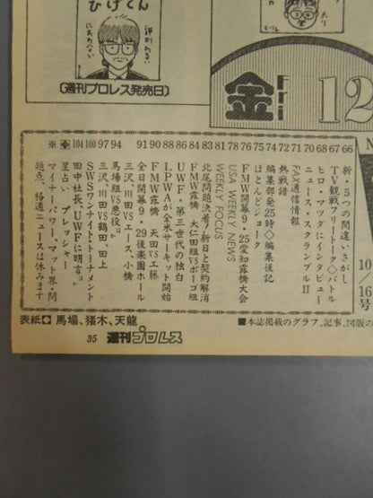 週刊プロレス400