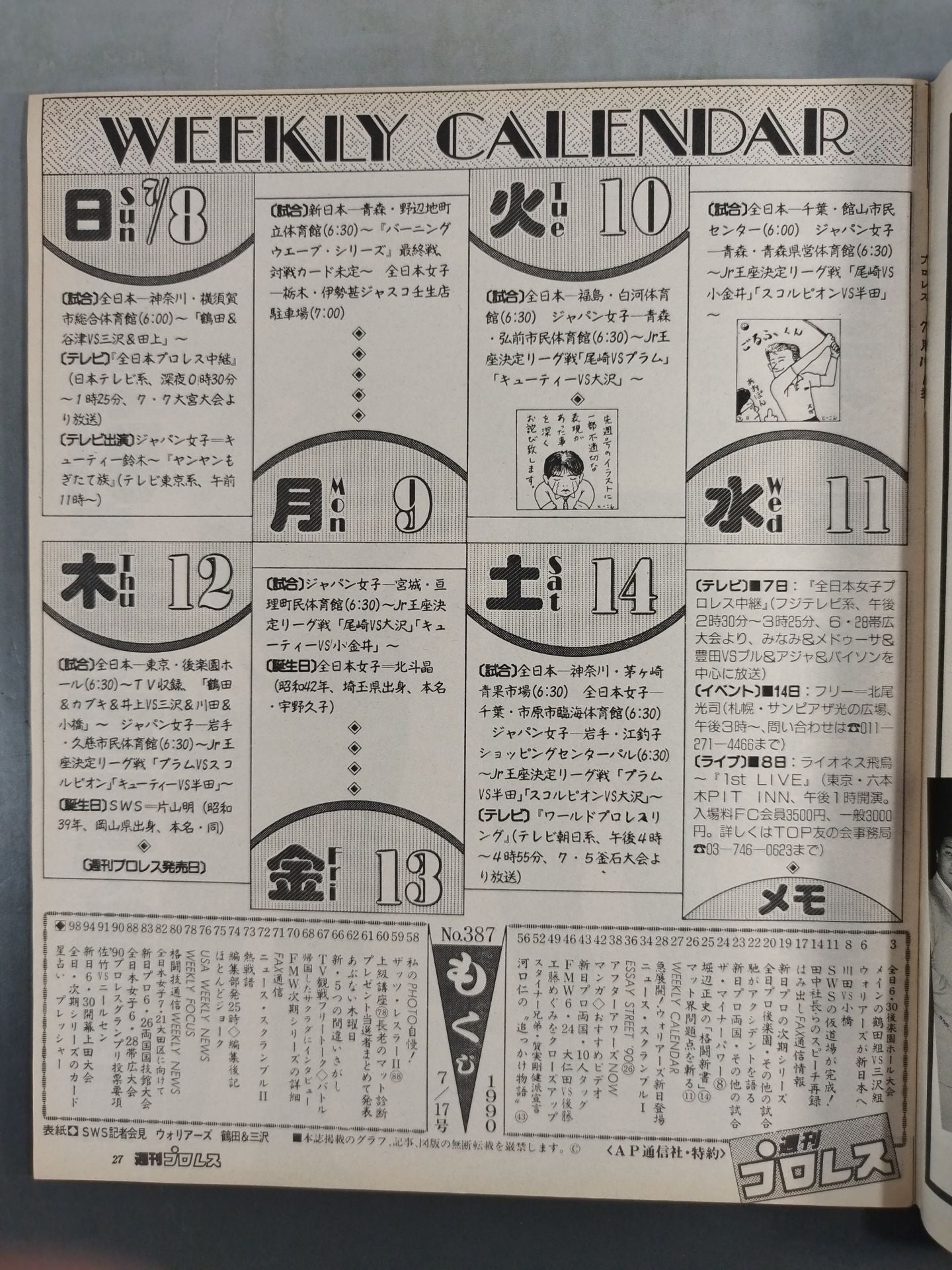 Weekly Pro Wrestling  387