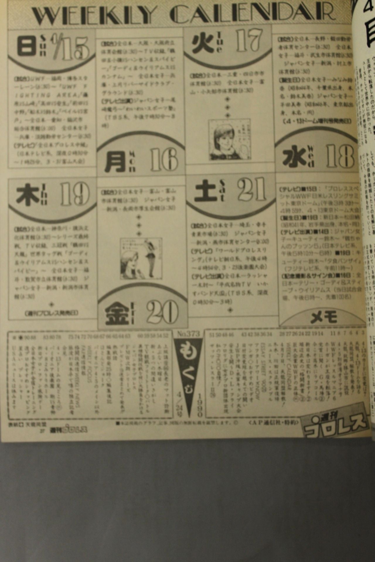 Weekly Pro Wrestling 373