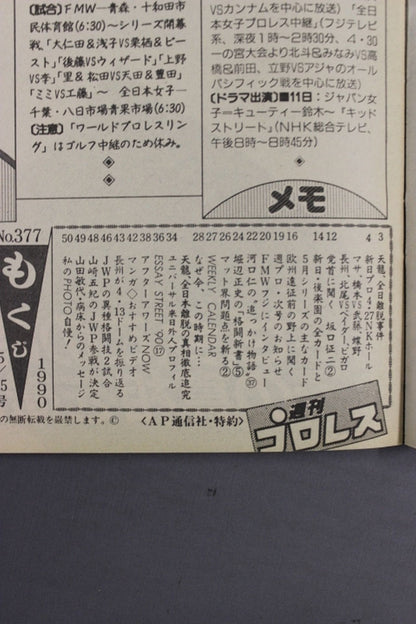 Weekly Pro Wrestling  377