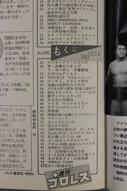 週刊プロレス196