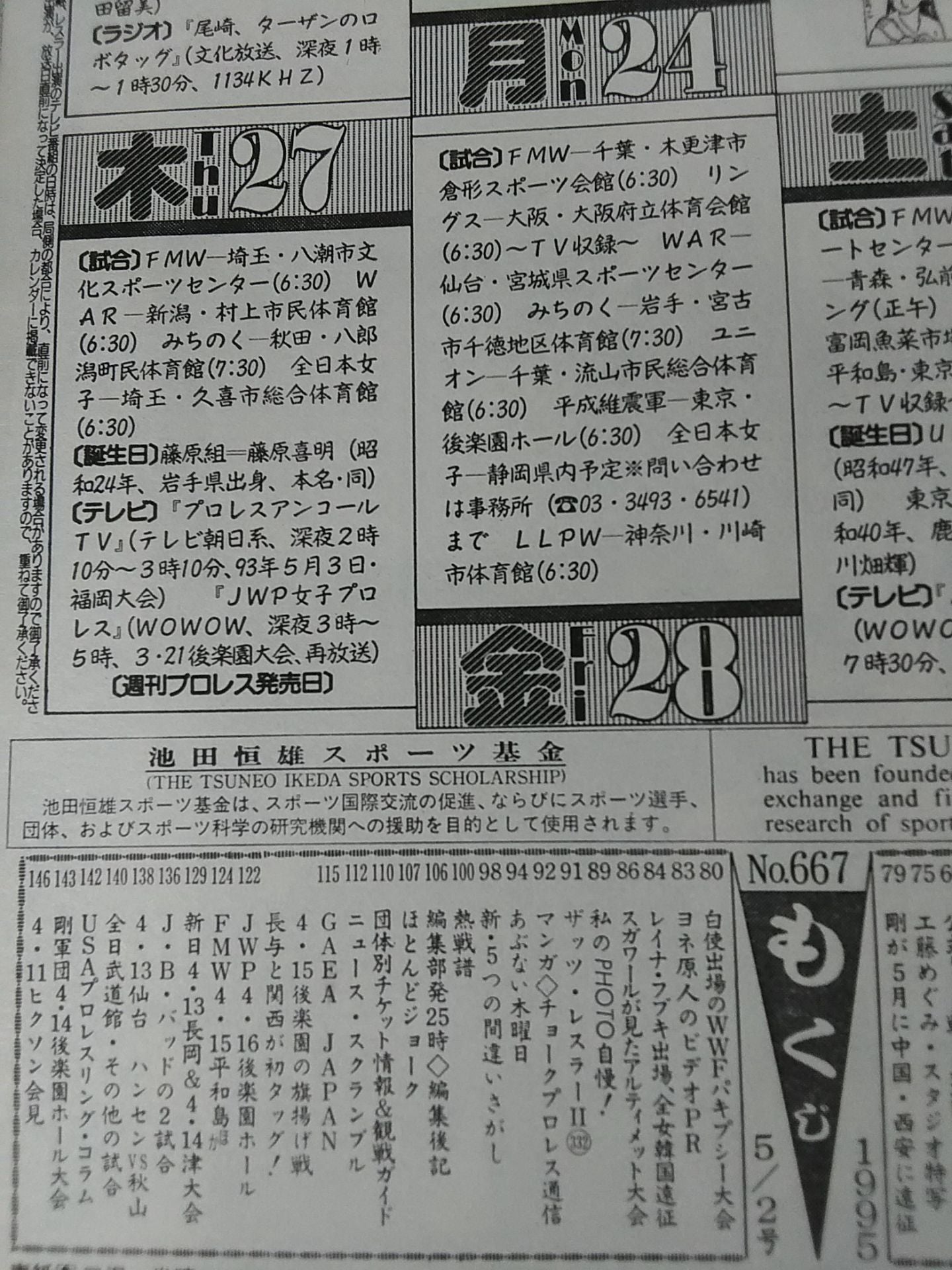 Weekly Pro Wrestling 667