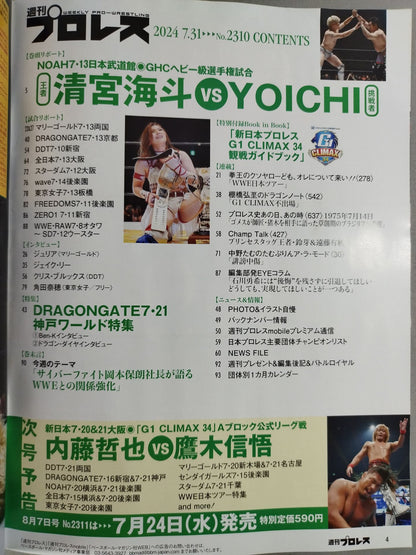 週刊プロレス2310
