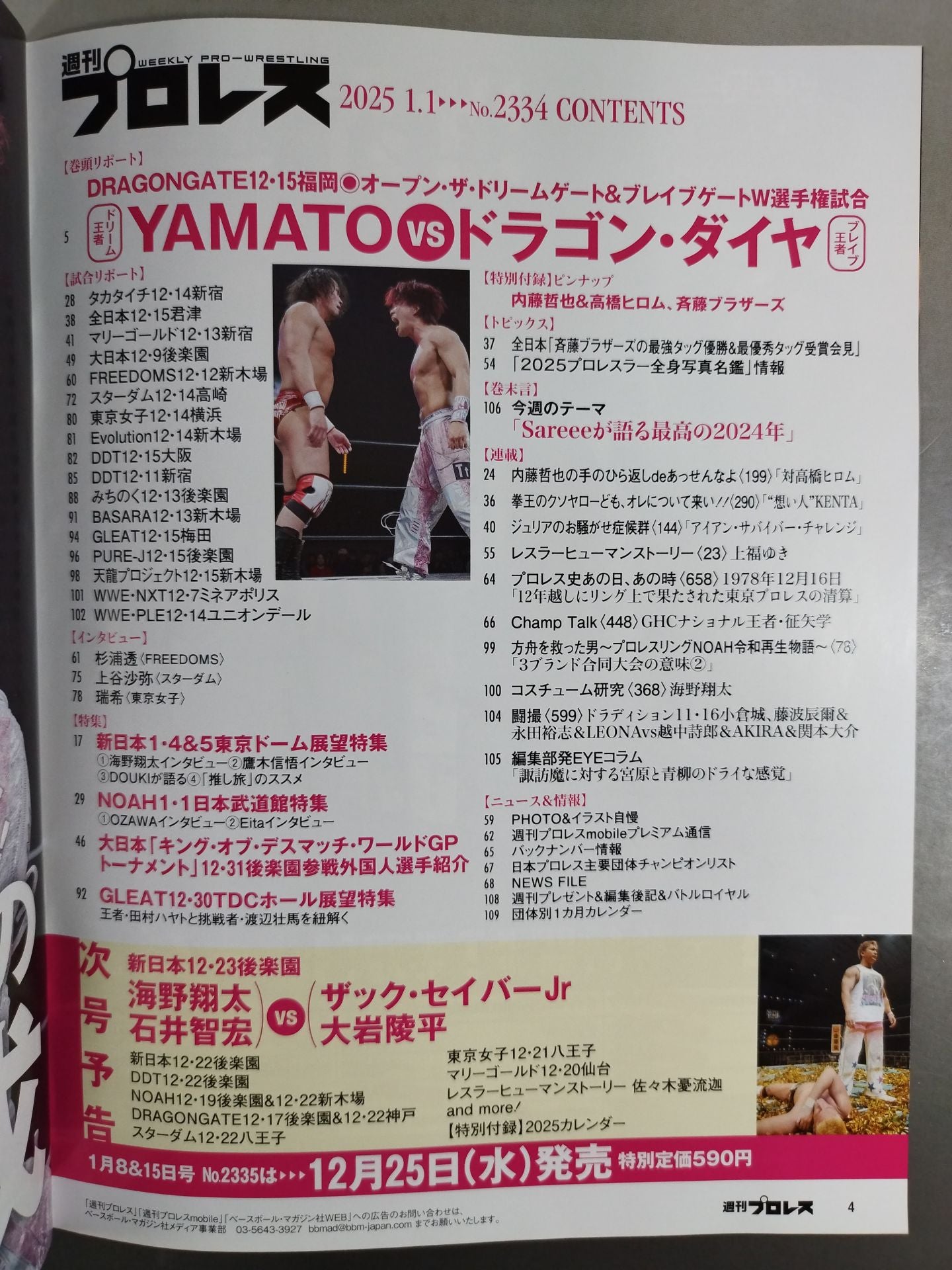 Weekly Pro Wrestling 2334