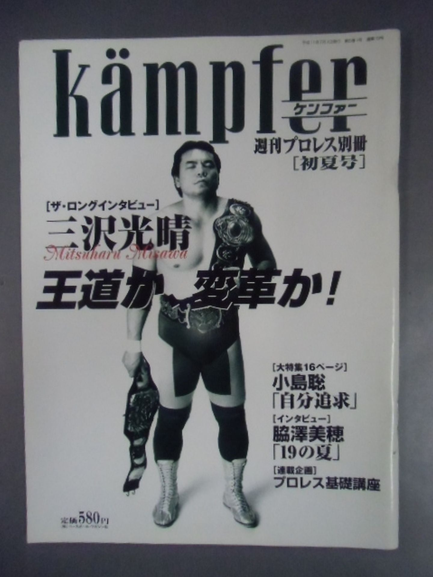 Appendix 10 of Weekly Pro Wrestling The Long Interview: Mitsuharu Misawa