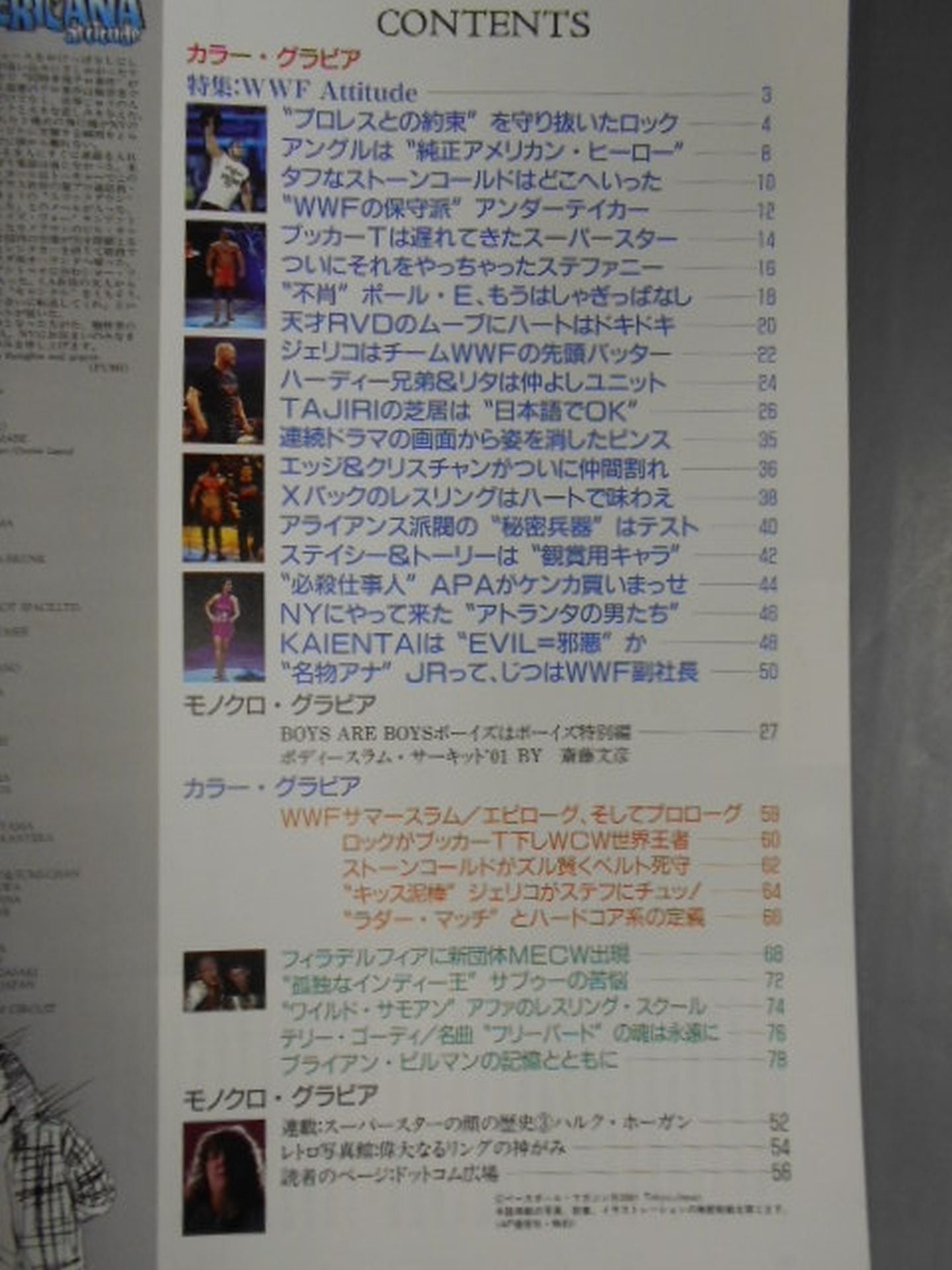 週刊プロレス別冊30 ｢アメリカーナ・アテテュード｣