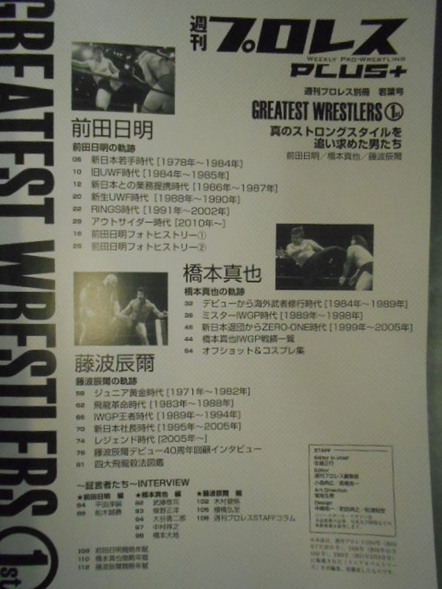 Weekly Pro Wrestling  Separate Volume PLUS Vol.1