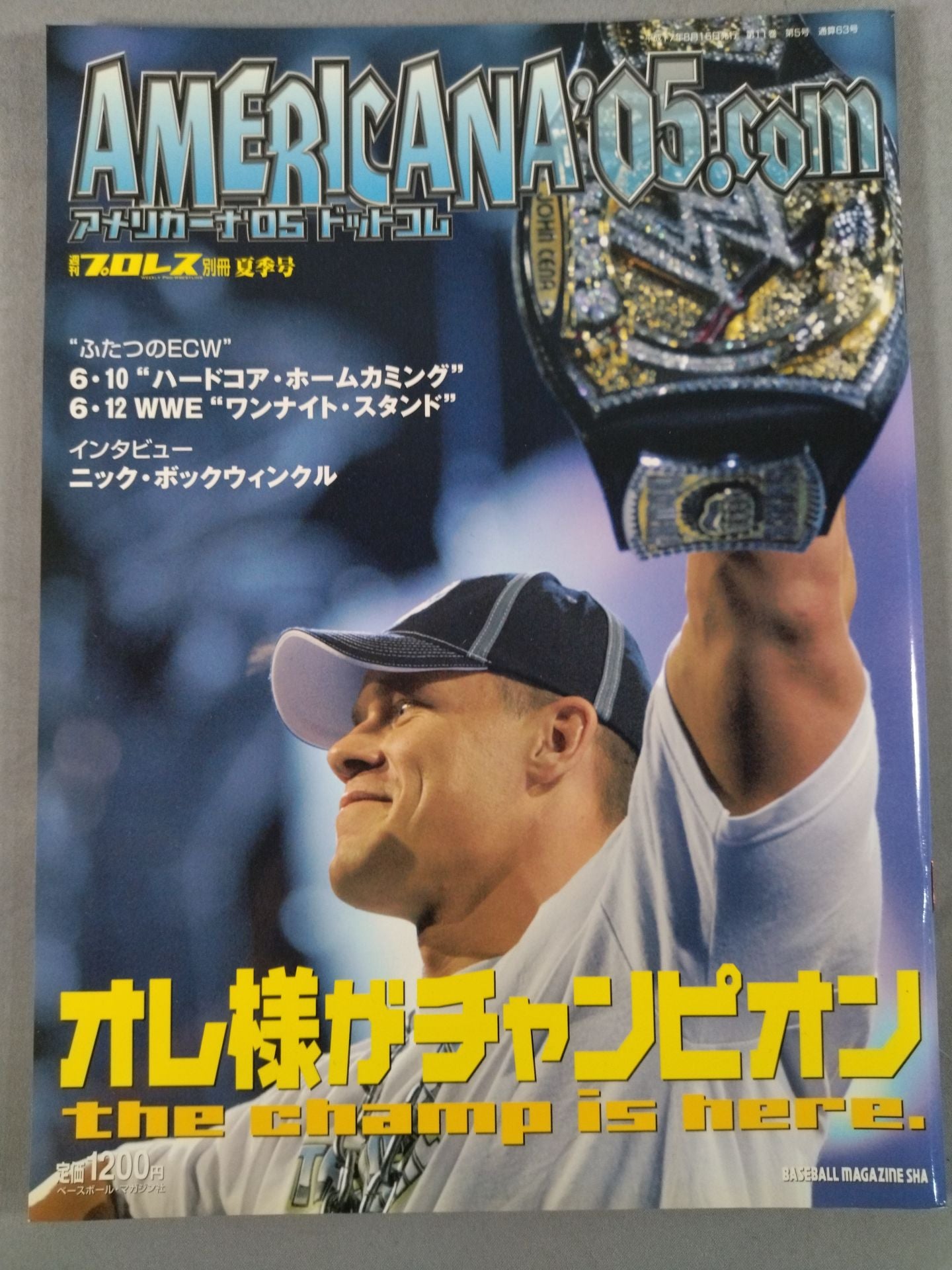 Weekly Pro Wrestling  Annex 63 "Americana '05 dot com"