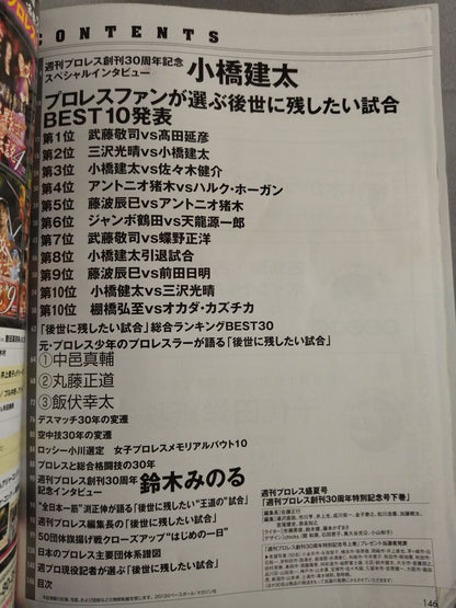 週刊プロレス別冊105 完全保存版 創刊30周年特別記念号【下巻】