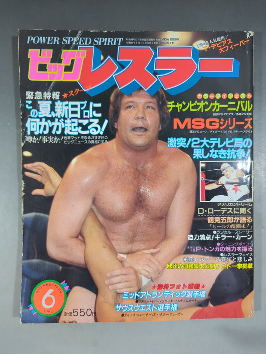 月刊ビッグレスラー 1982年06月号