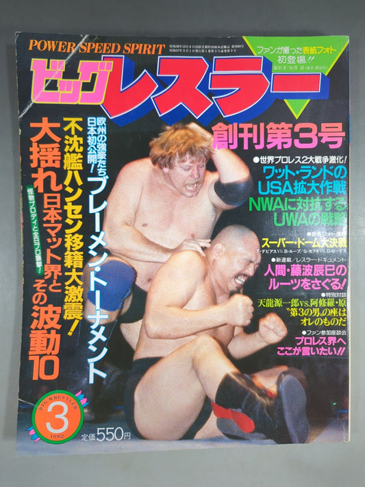 月刊ビッグレスラー 1982年03月号