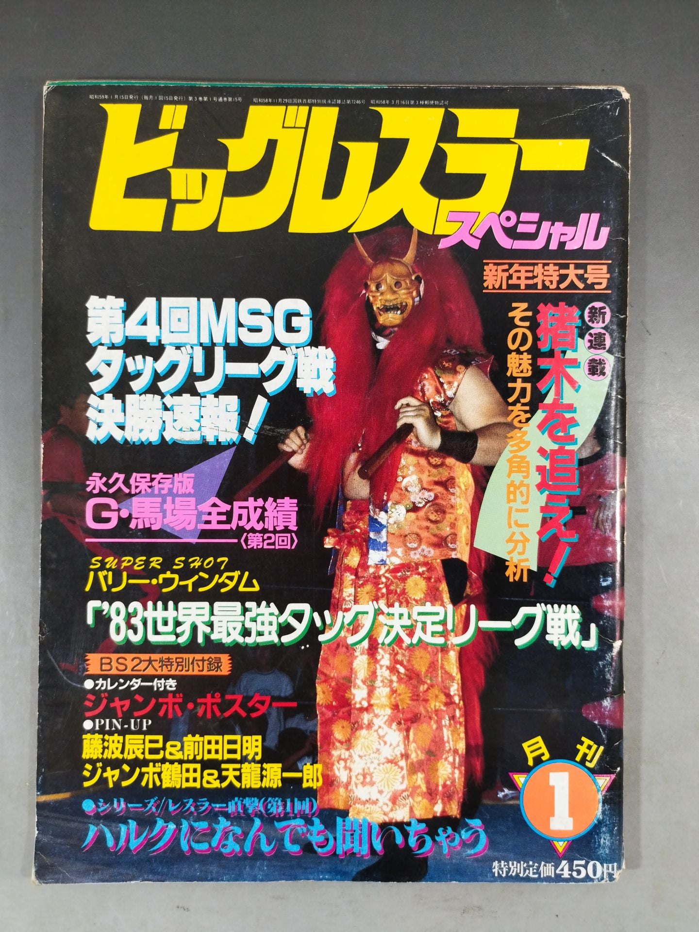 月刊ビッグレスラー 1984年01月号スペシャル