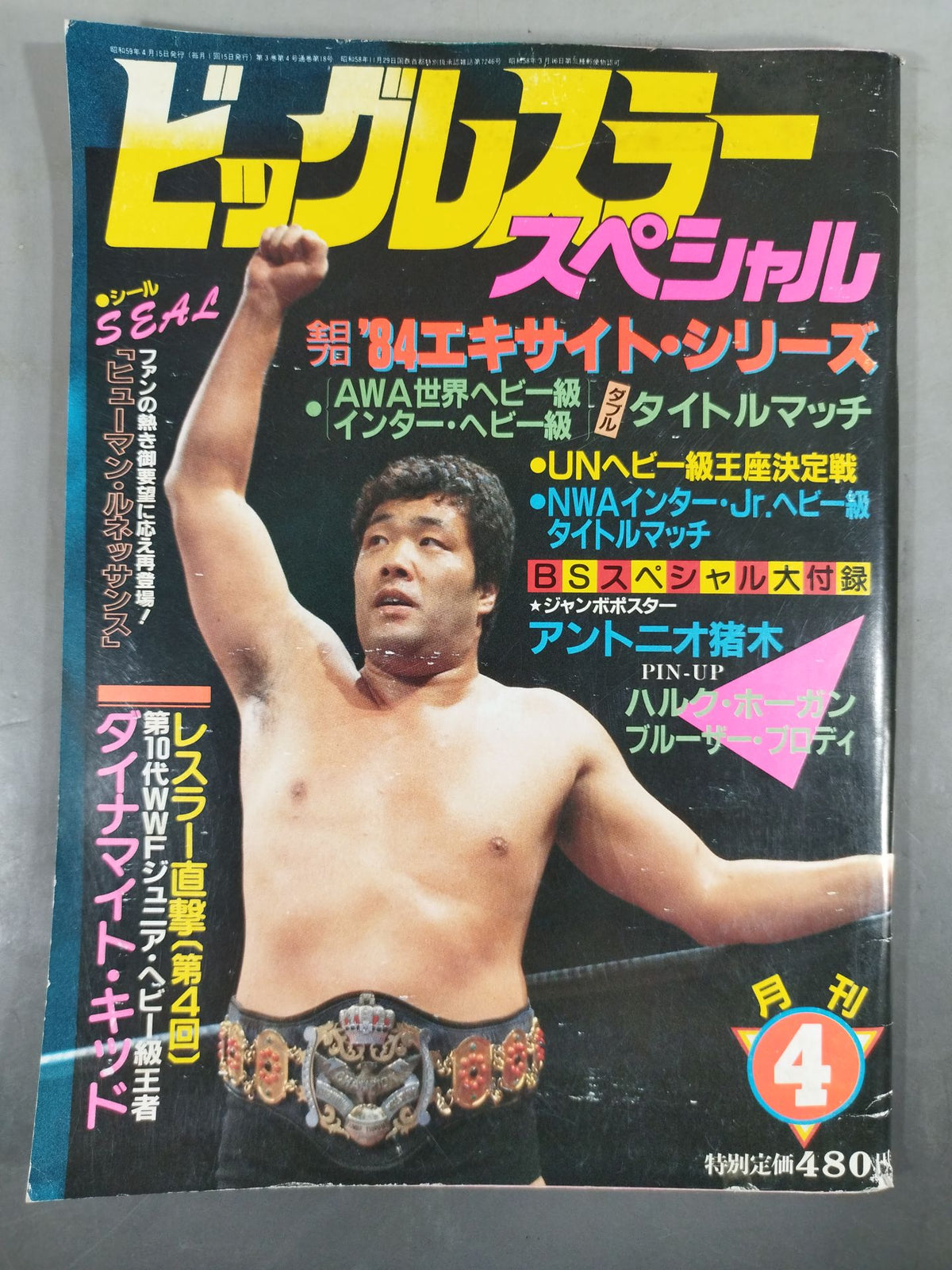 月刊ビッグレスラー 1984年4月号スペシャル