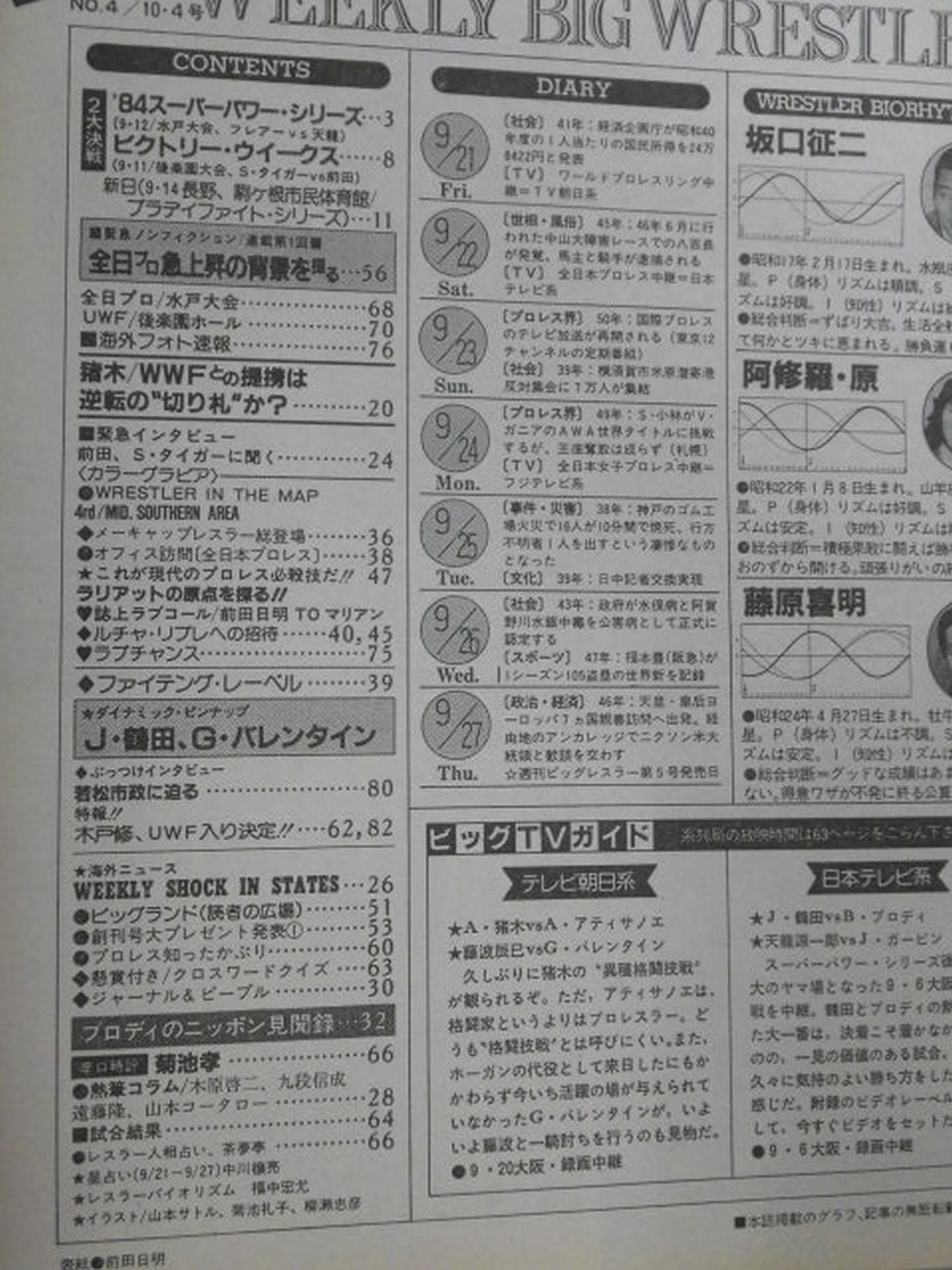 週刊ビッグレスラー4
