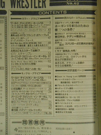 週刊ビッグレスラー62