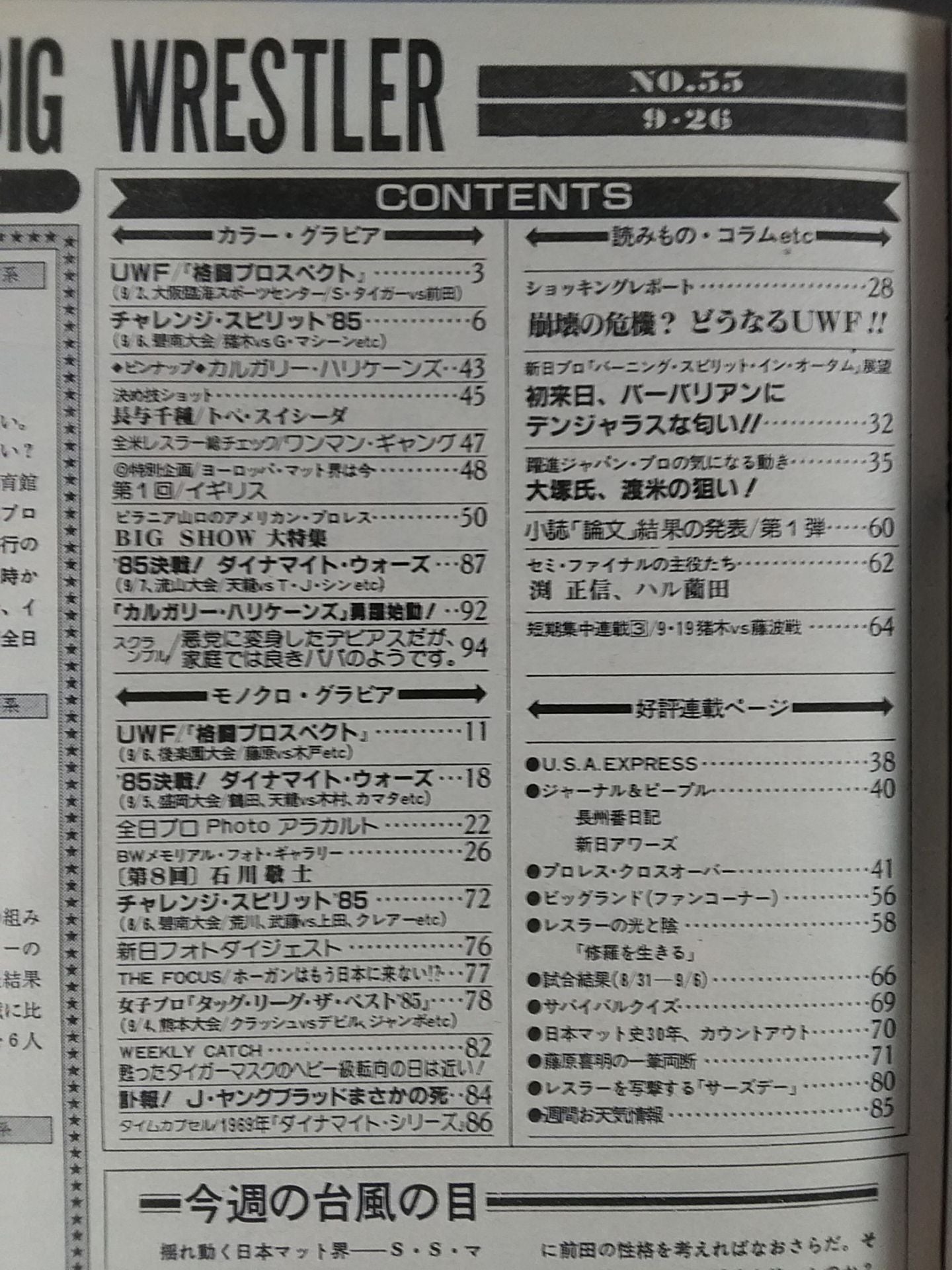 週刊ビッグレスラー55