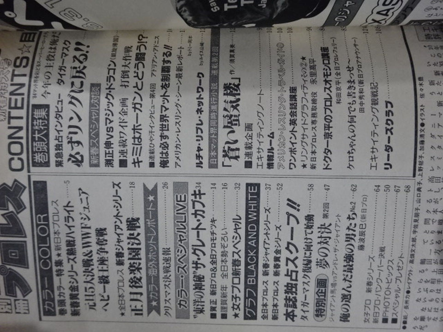 Separate volume Exciting Pro Wrestling  February 1984 issue