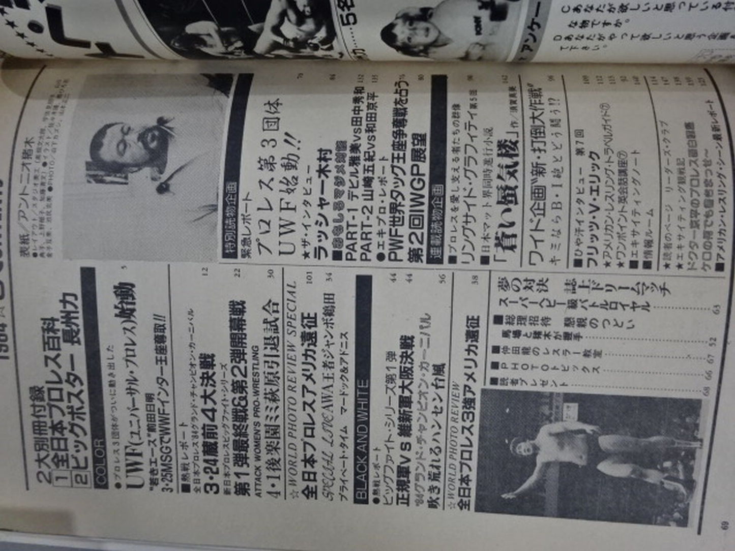 Separate volume Exciting Pro Wrestling  May 1984 issue