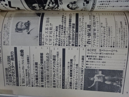 Separate volume Exciting Pro Wrestling  May 1984 issue