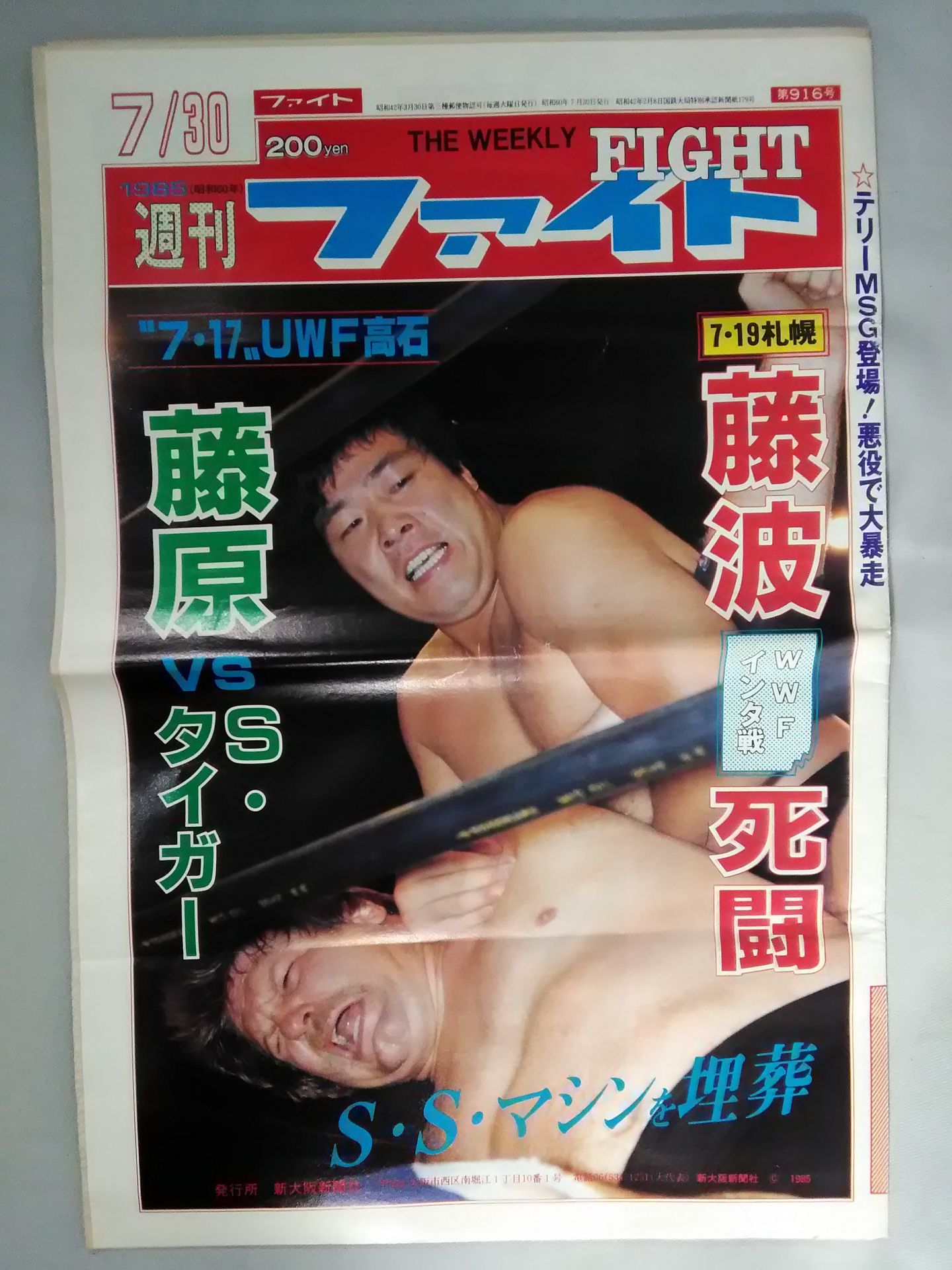 週刊ファイト916