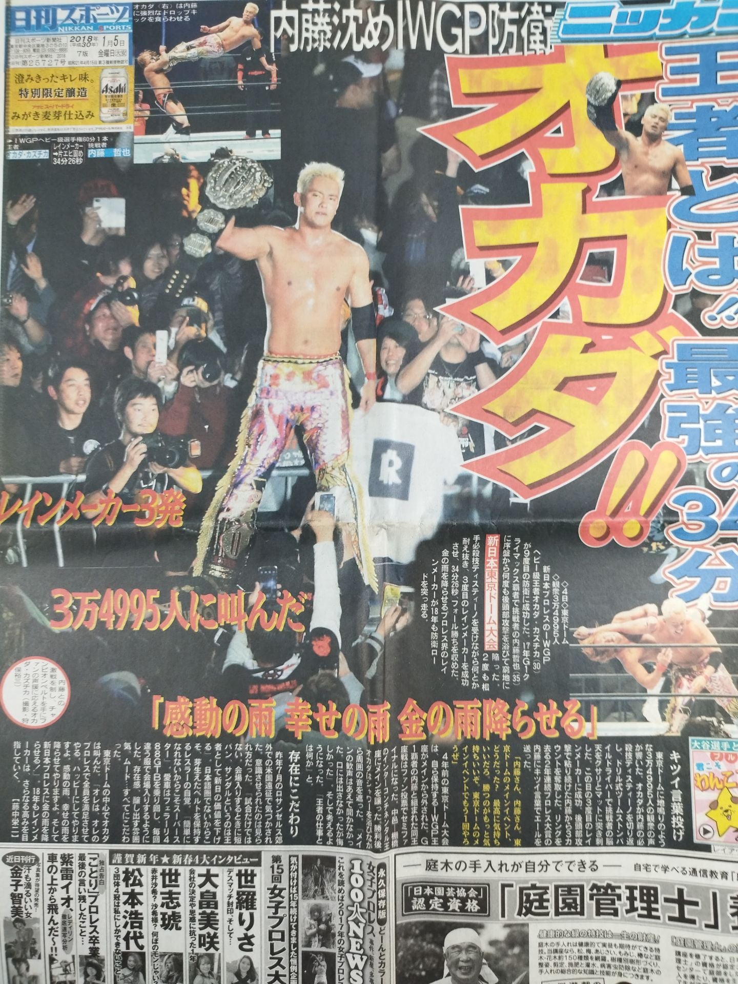 Nikkan Sports January 5, 2018