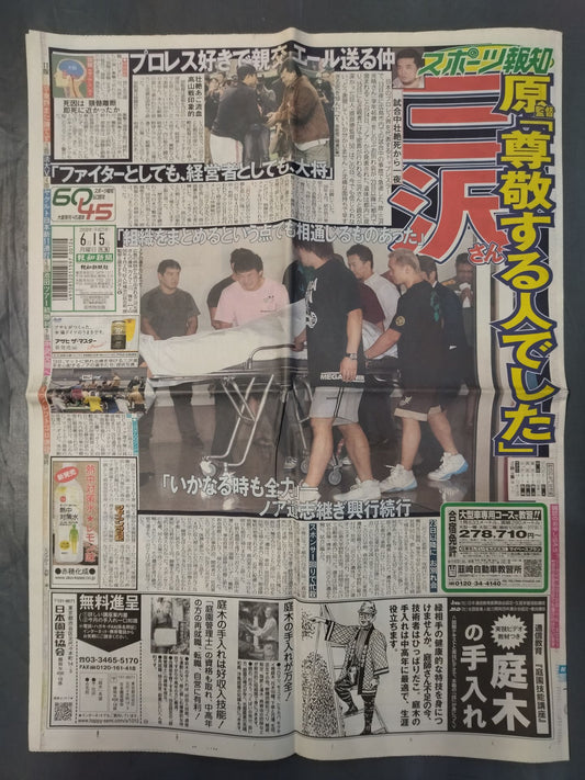 スポーツ報知 2009年6月15日号