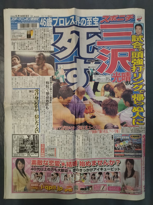スポーツニッポン 2009年6月14日号