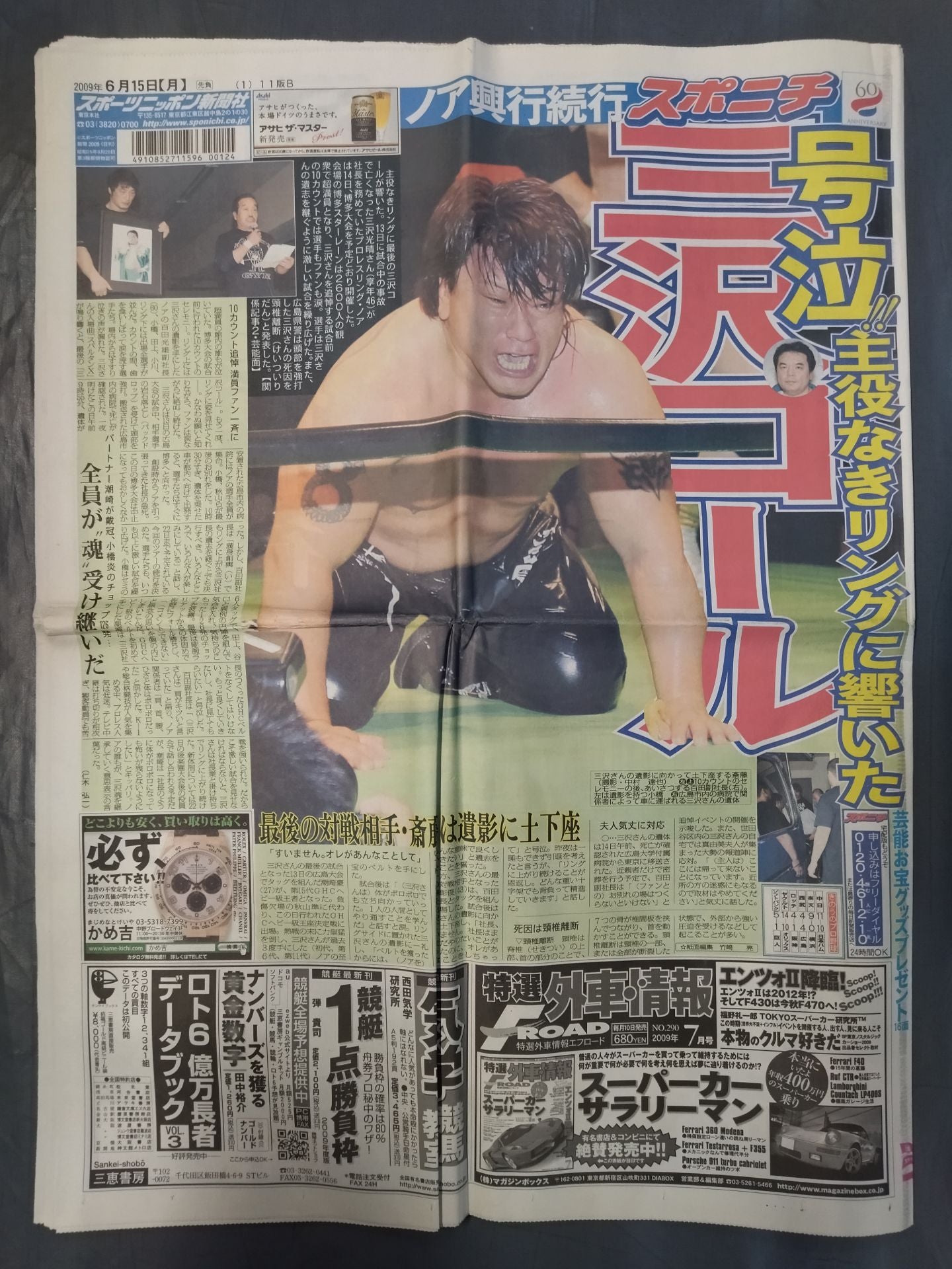 日刊スポーツ 2009年6月15日号