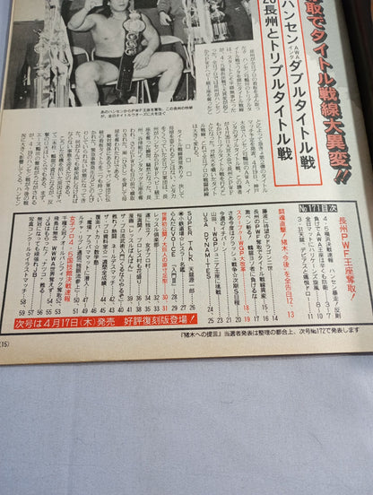 週刊ザ・プロレス171