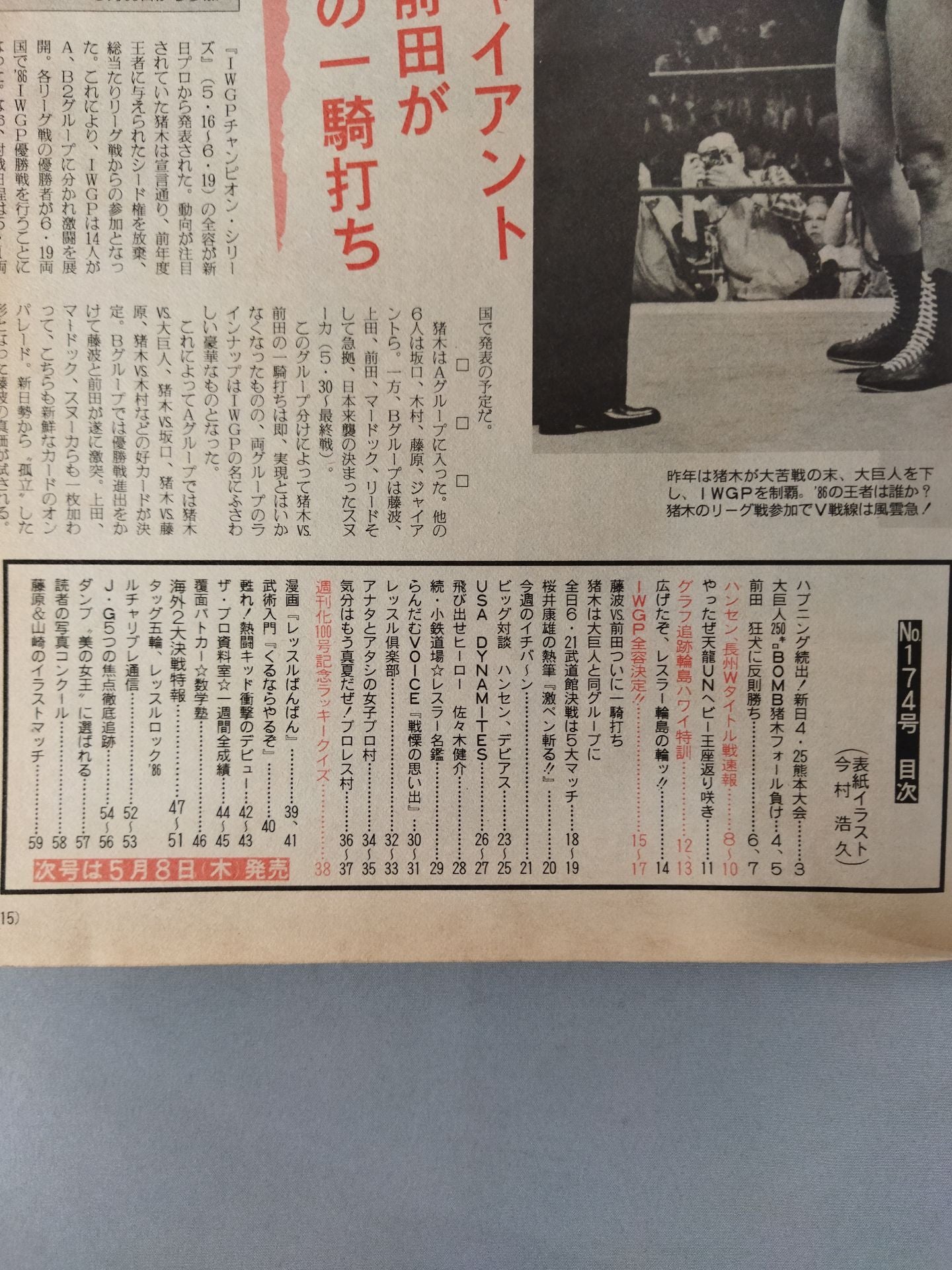 週刊ザ・プロレス174