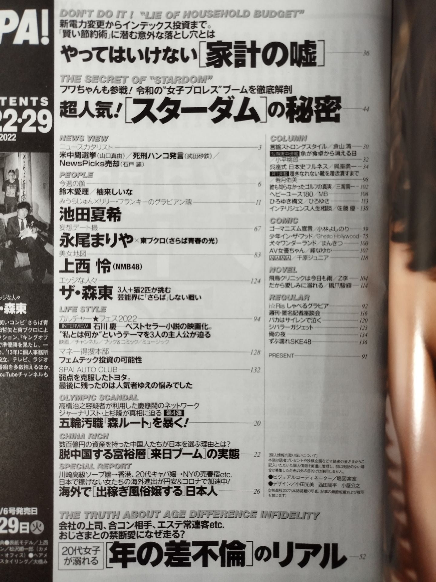 ★ Stardom Gravure Issue ★ SPA! November 22 & 29