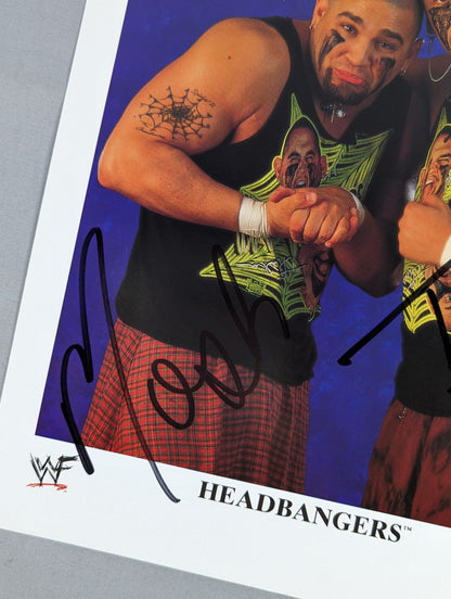 ザ・ヘッドバンガーズ(モッシュ＆スラッシャー) 直筆サイン入りポートレート