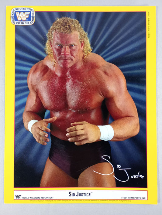 ★WWF★ シッド・ジャスティス 公式ポートレート(1991)