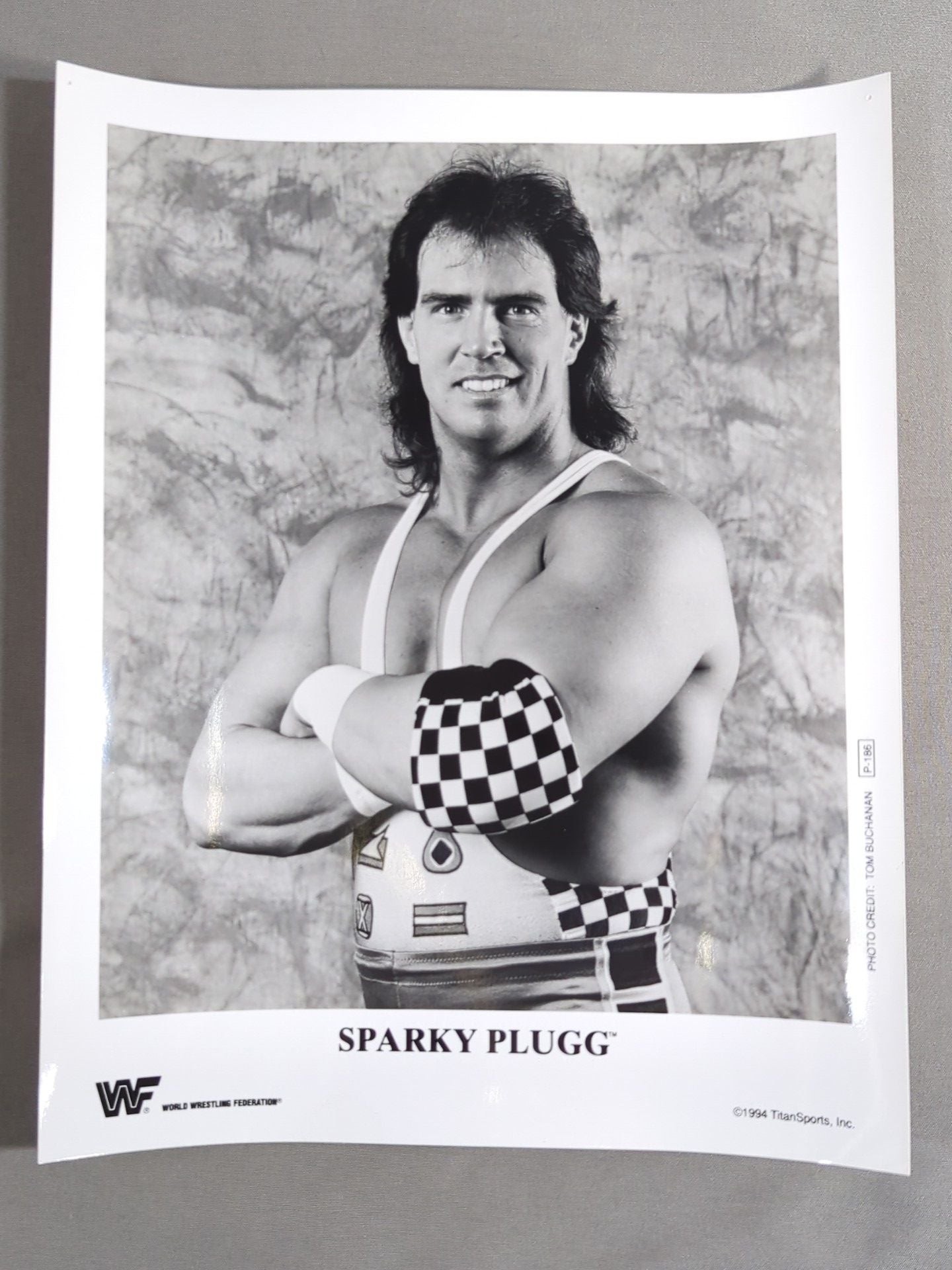 Sparky Plug WWF Official Black and WhitePro-Photo  (1994)