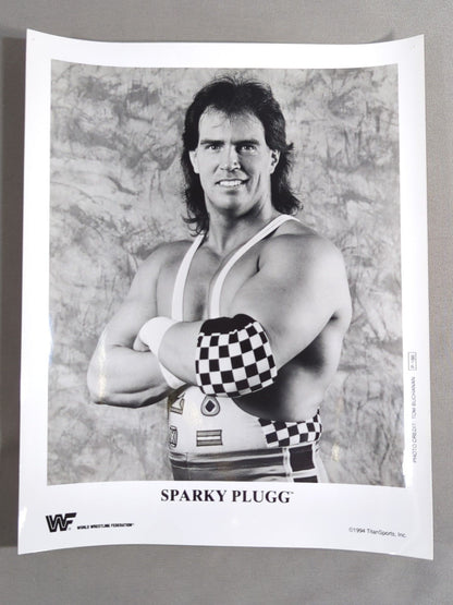 Sparky Plug WWF Official Black and WhitePro-Photo  (1994)