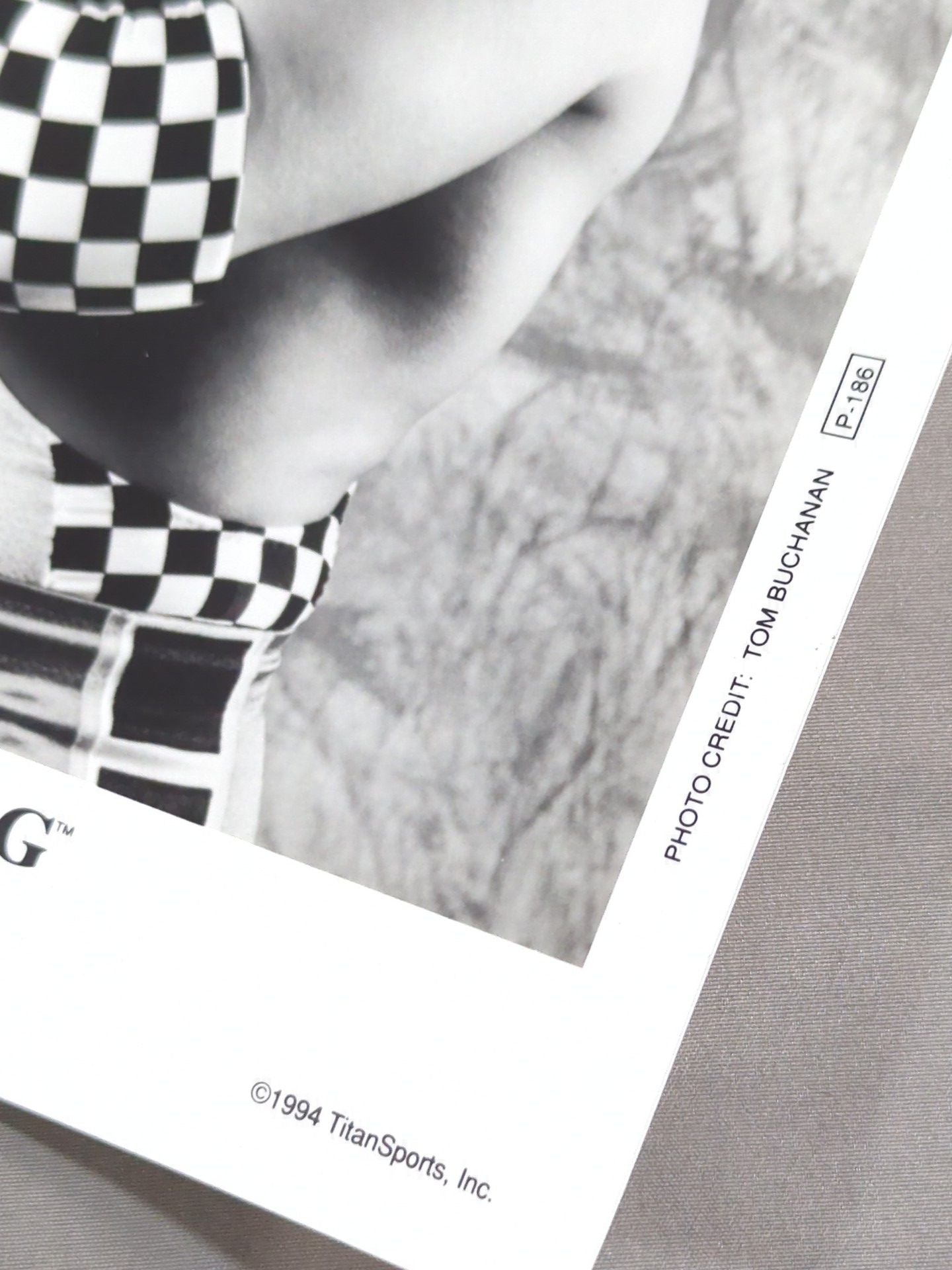 Sparky Plug WWF Official Black and WhitePro-Photo  (1994)