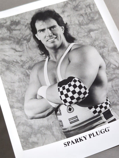 Sparky Plug WWF Official Black and WhitePro-Photo  (1994)