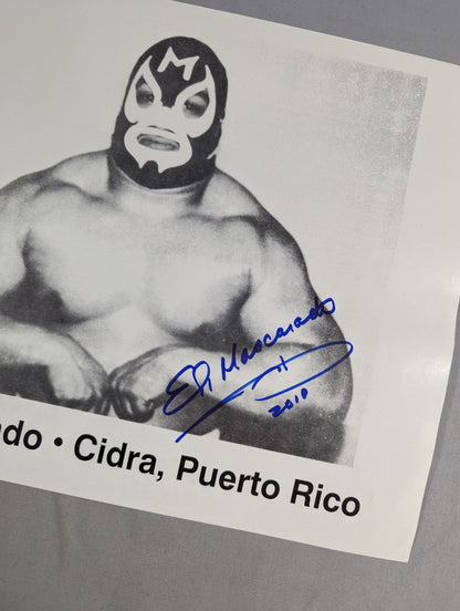 エル・マスカラド 直筆サイン入り ポートレート(A-2)