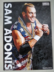 サム・アドニス 直筆サイン入り ポートレート① – 闘道館