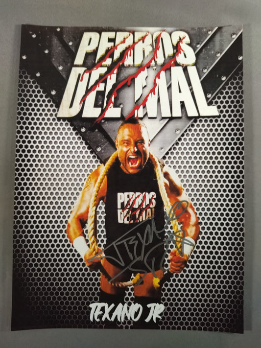 テハノJr. 直筆サイン入りポートレート