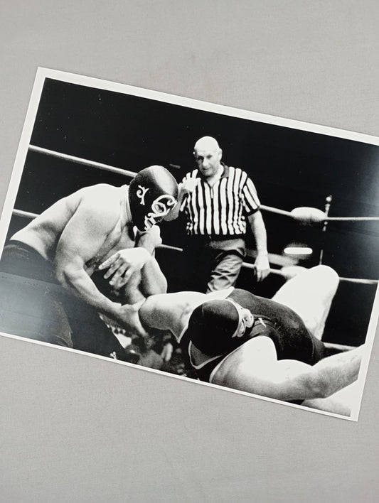 Mil Mascaras  Black and White  UniversityFormat photo  (E-4)