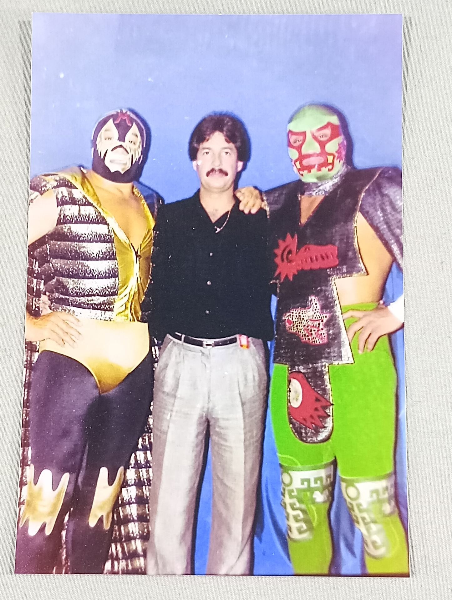 Mil Mascaras  & El Canek  1999 in Tijuana(A-3)